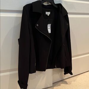 LOFT Black Biker Jacket